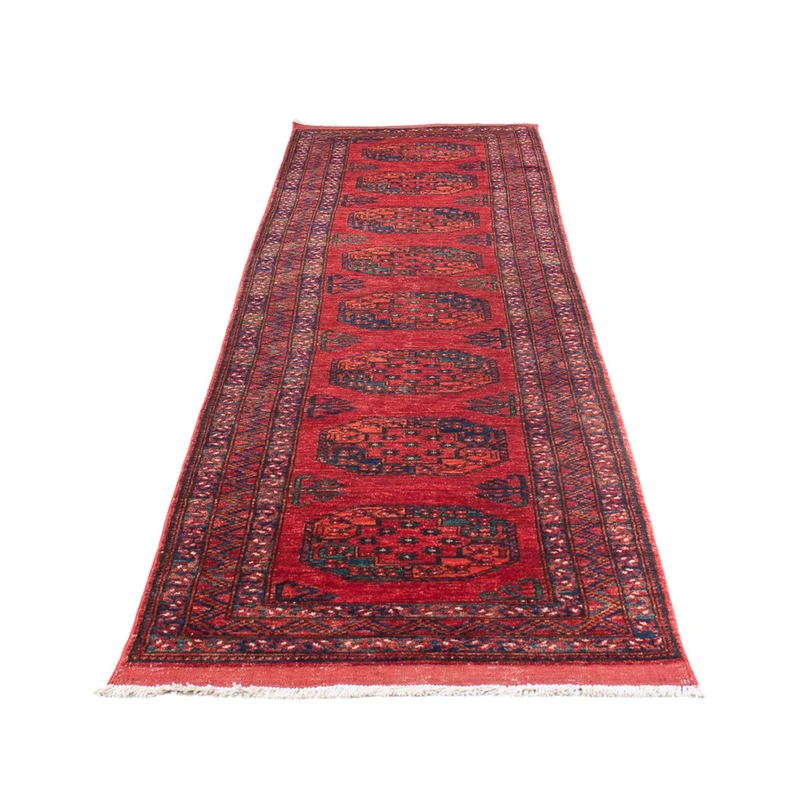 Afghan Teppich 82x390cm - Orientteppich - rot