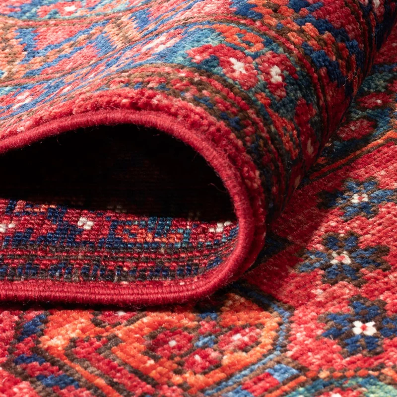 Läufer Afghan - 76 x 395 cm - rot