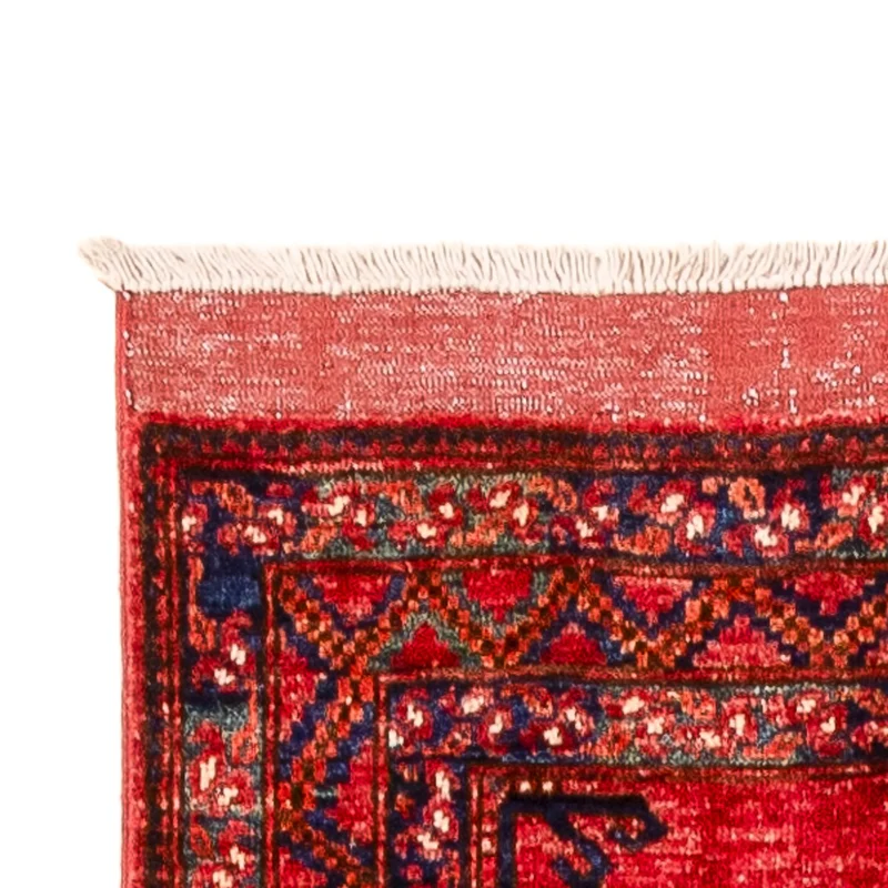 Läufer Afghan - 77 x 395 cm - rot