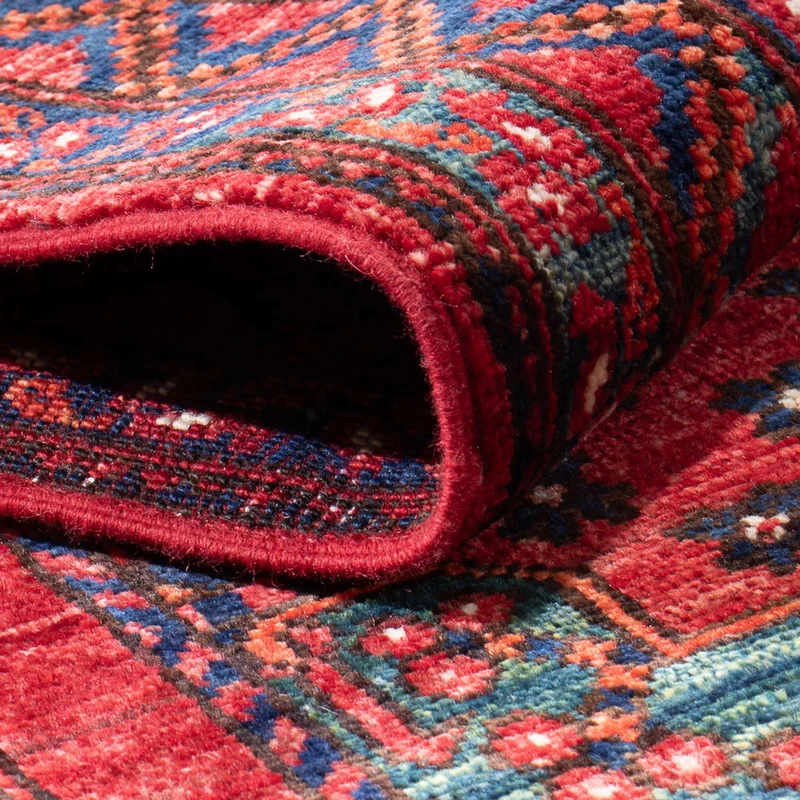 Läufer Afghan - 77 x 395 cm - rot