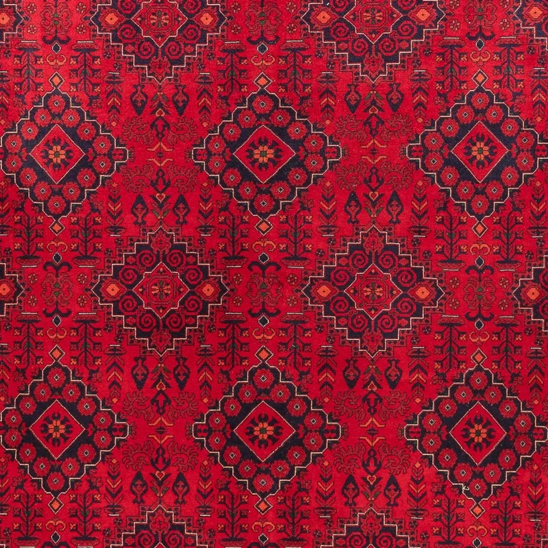 Afghan Teppich 297x396cm - Orientteppich - rot