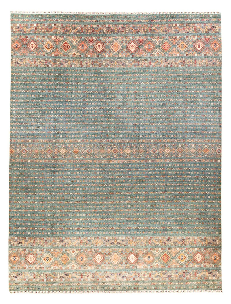 Shal Teppich 296x389cm - Orientteppich - petrolblau