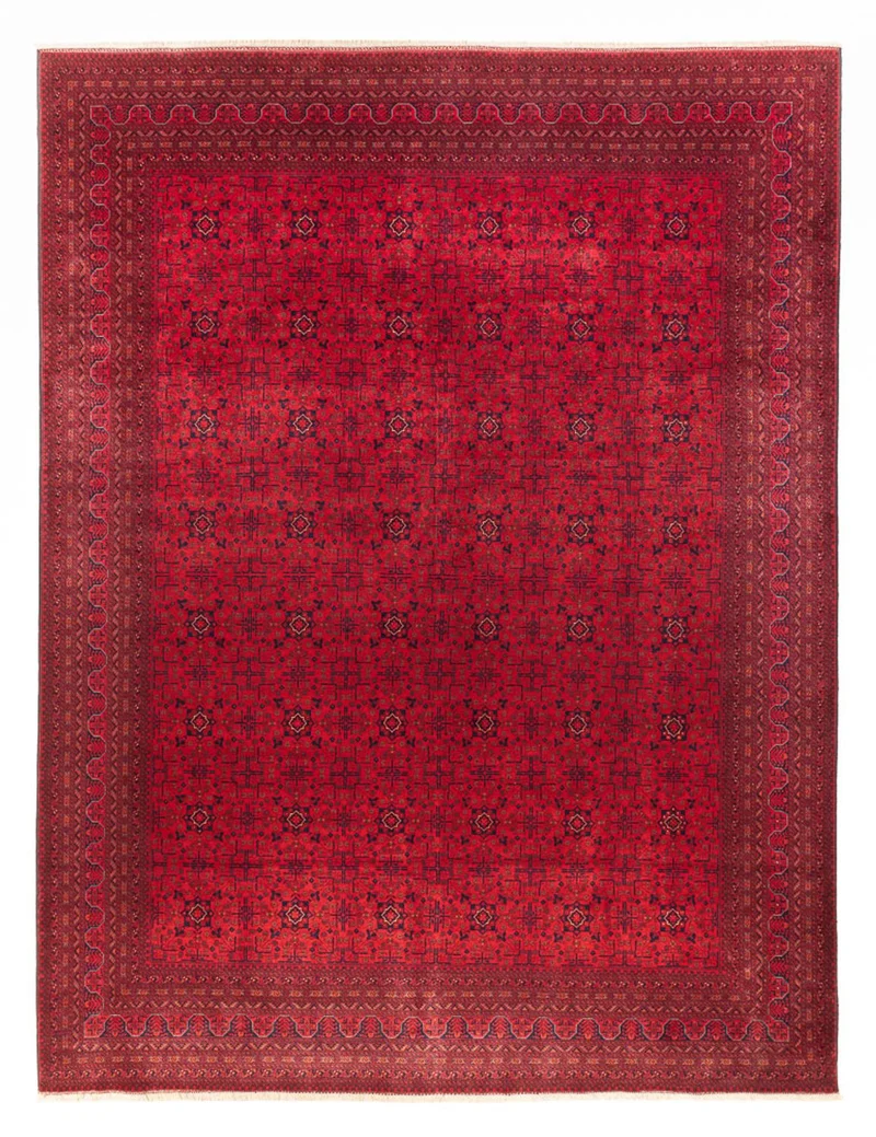 Afghan Teppich 292x390cm - Orientteppich - rot