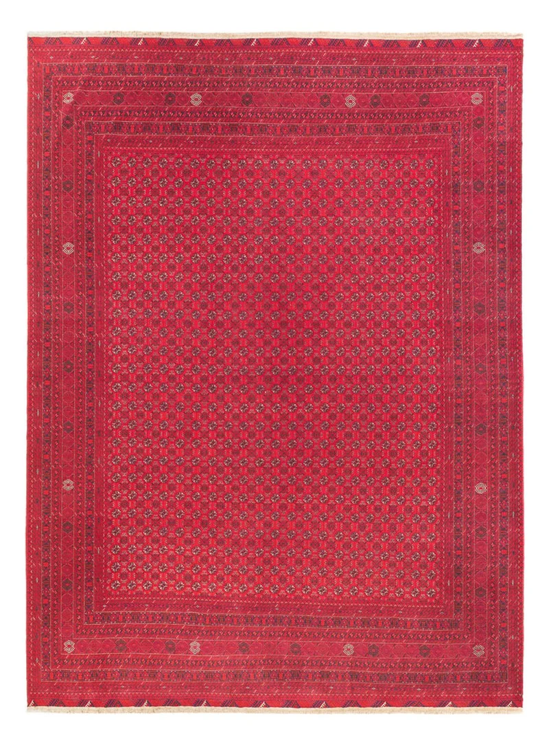 Afghan Teppich 294x395cm - Orientteppich - rot