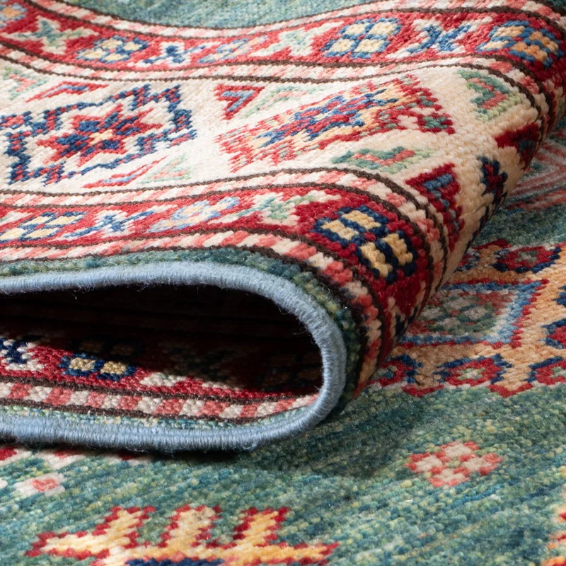 Kazak Teppich 78x302cm - Orientteppich - grün