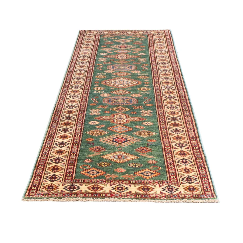 Kazak Teppich 78x302cm - Orientteppich - grün