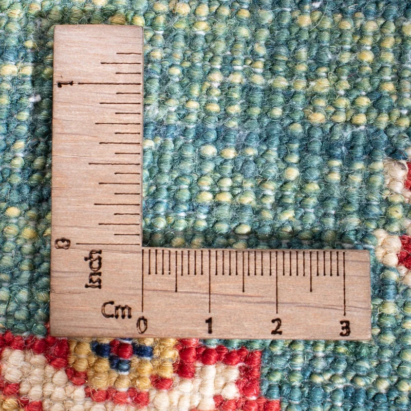 Kazak Teppich 78x302cm - Orientteppich - grün