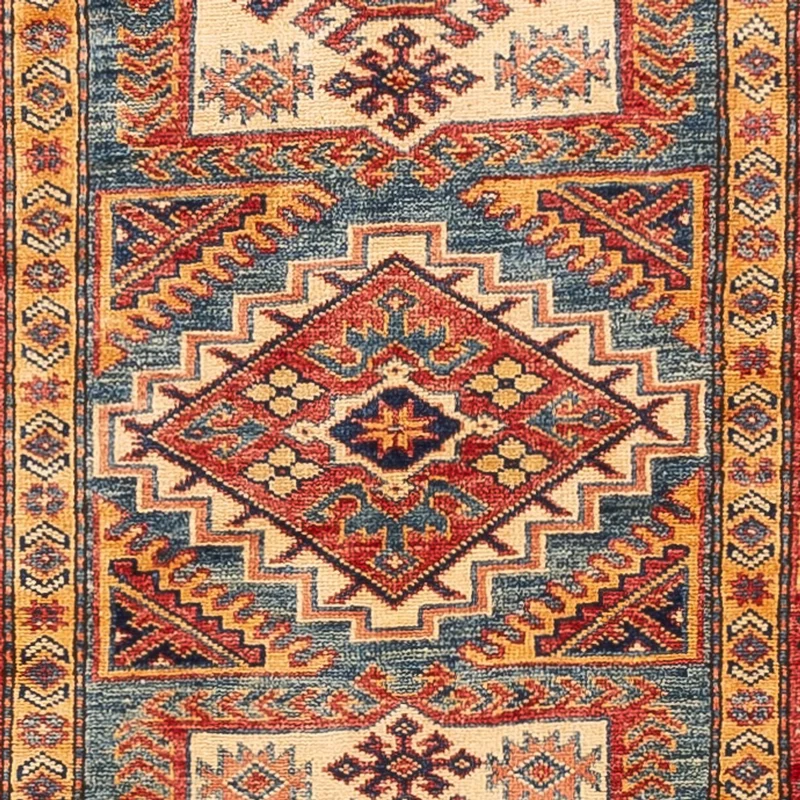 Kazak Teppich 78x307cm - Orientteppich - dunkelbeige