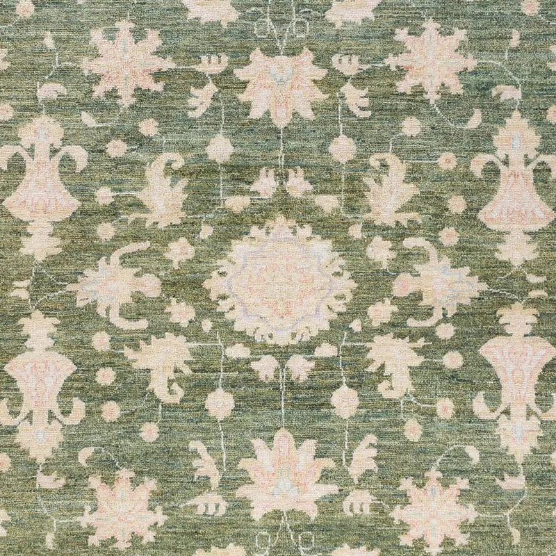 Ziegler Teppich 176x237cm - Orientteppich - grün