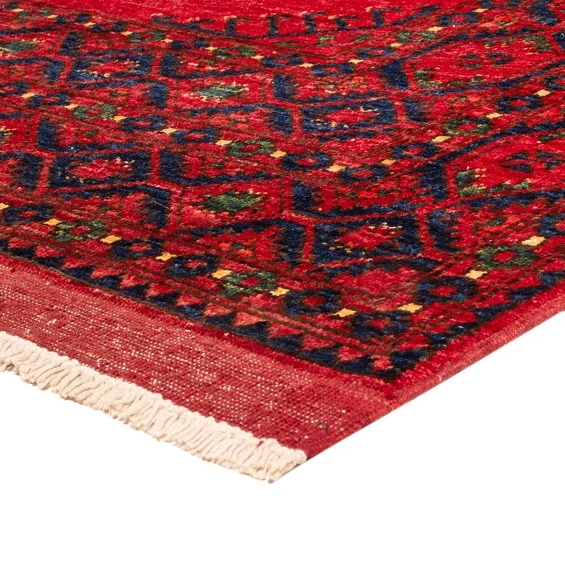 Afghan Teppich 255x301cm - Orientteppich - rot