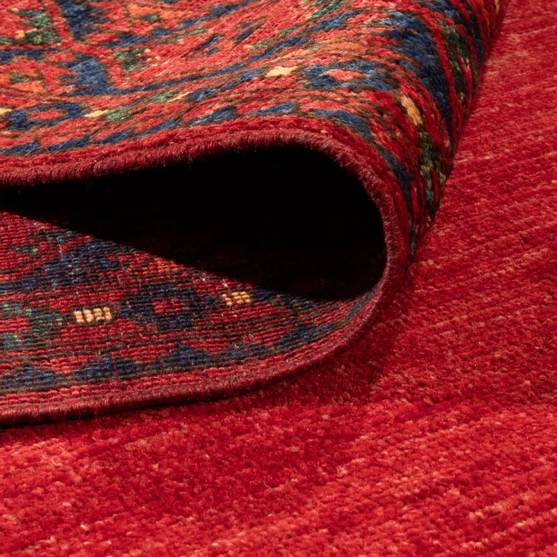 Afghan Teppich 255x301cm - Orientteppich - rot