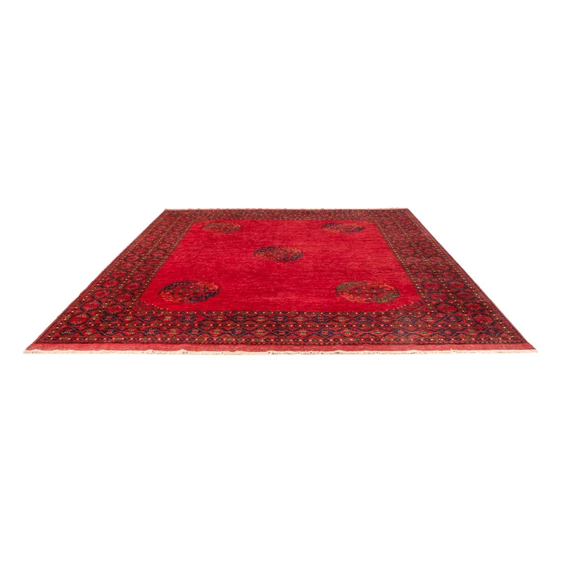Afghan Teppich 255x301cm - Orientteppich - rot