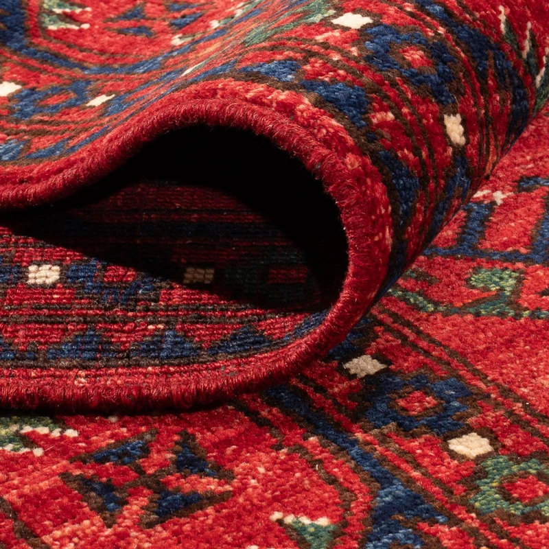 Afghan Teppich - 251 x 300 cm - rot