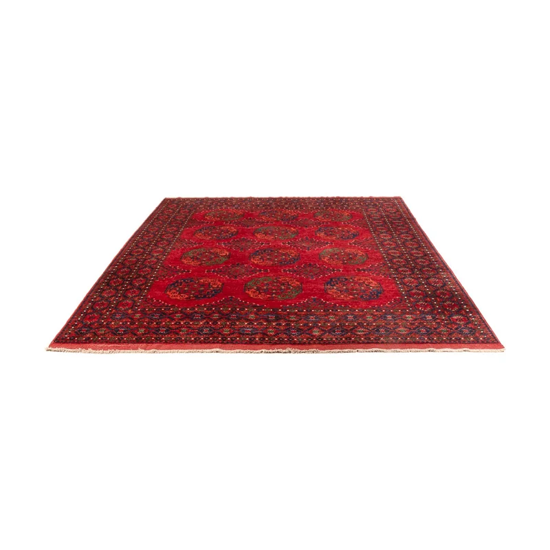 Afghan Teppich - 251 x 300 cm - rot