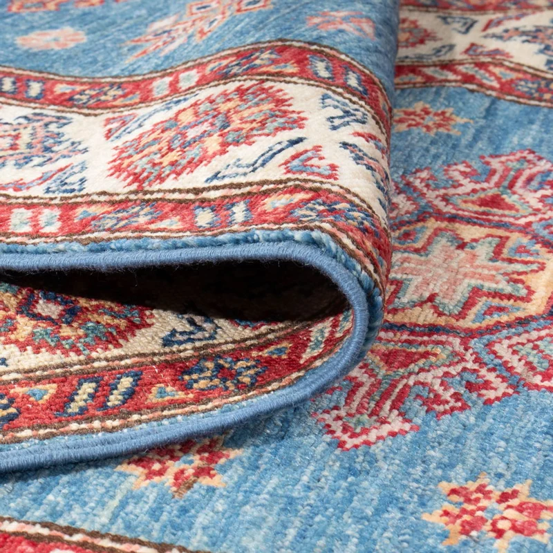 Kazak Teppich 85x299cm - Orientteppich - blau