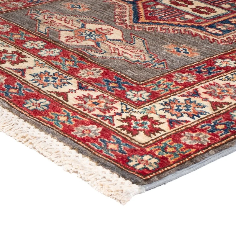 Kazak Teppich 80x294cm - Orientteppich - dunkelbeige