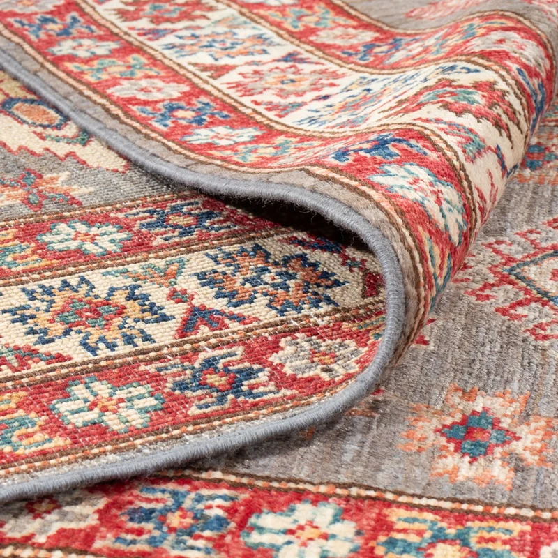 Kazak Teppich 80x294cm - Orientteppich - dunkelbeige