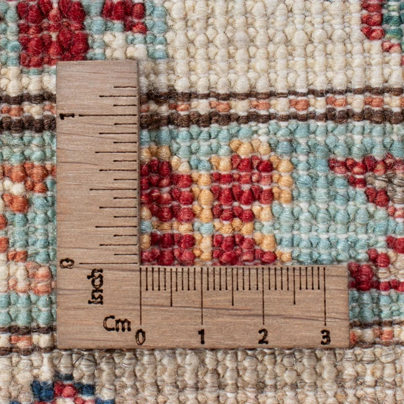 Kazak Teppich 83x305cm - Orientteppich - hellgrau