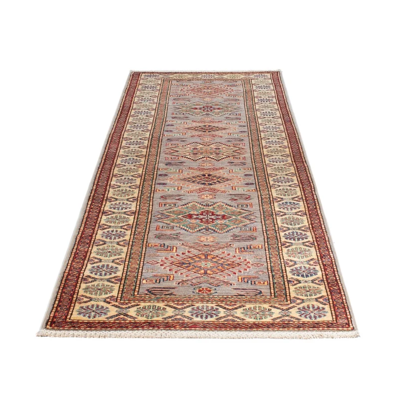 Kazak Teppich 80x306cm - Orientteppich - hellbraun