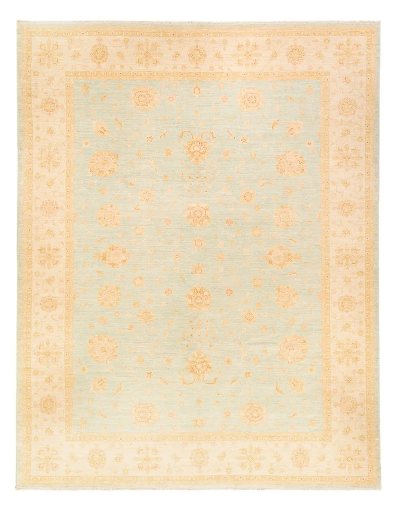 Ziegler Teppich 276x367cm - Orientteppich - hellblau