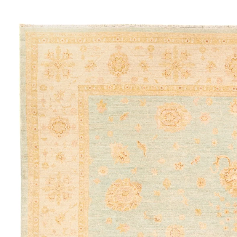 Ziegler Teppich 276x367cm - Orientteppich - hellblau