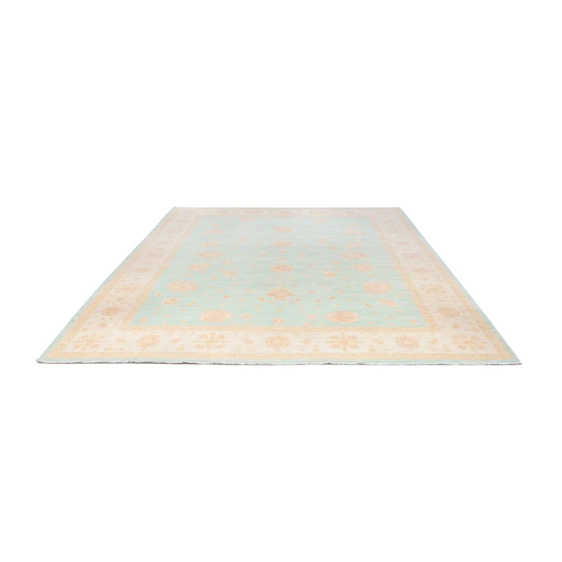 Ziegler Teppich 276x367cm - Orientteppich - hellblau