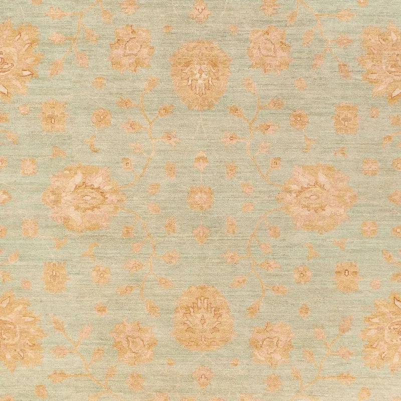 Ziegler Teppich 272x372cm - Orientteppich - hellblau