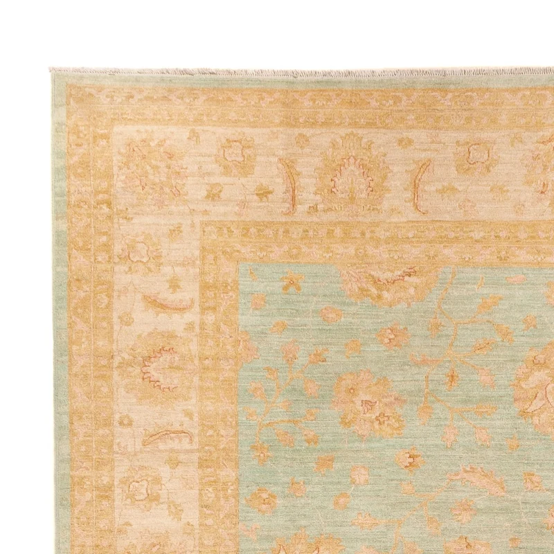 Ziegler Teppich 272x372cm - Orientteppich - hellblau