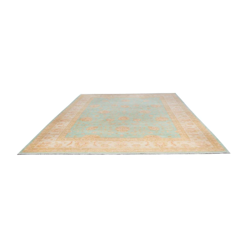 Ziegler Teppich 272x372cm - Orientteppich - hellblau