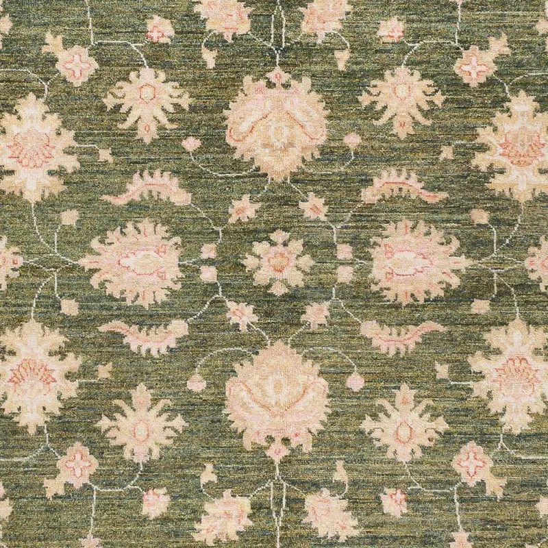 Ziegler Teppich - 173 x 240 cm - grün