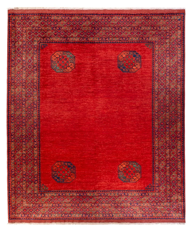 Afghan Teppich 256x297cm - Orientteppich - rot