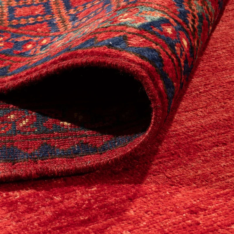 Afghan Teppich 256x297cm - Orientteppich - rot