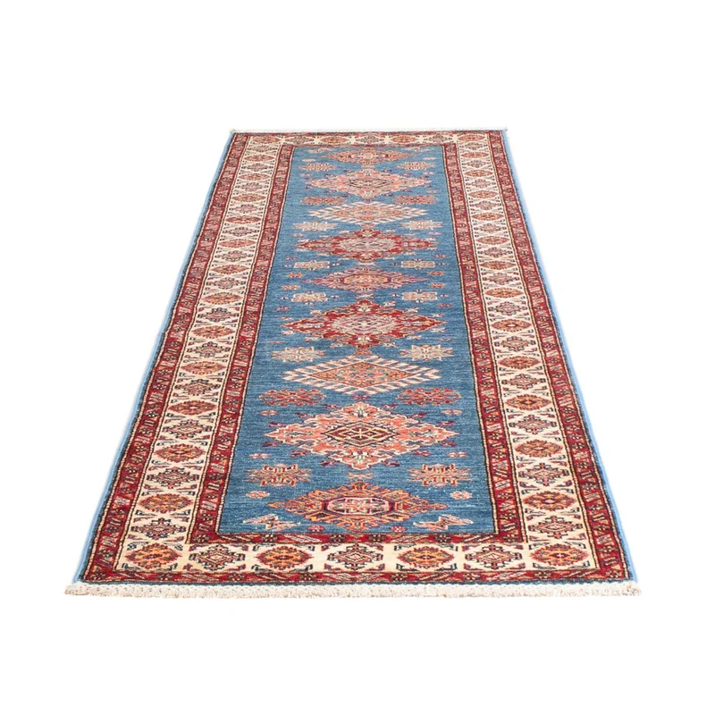 Läufer Ziegler - Kazak - 79 x 305 cm - blau