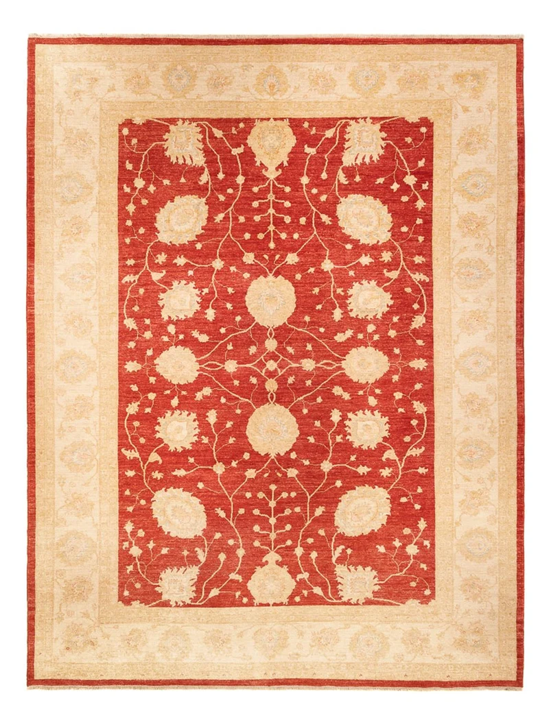 Ziegler Teppich 277x367cm - Orientteppich - rot