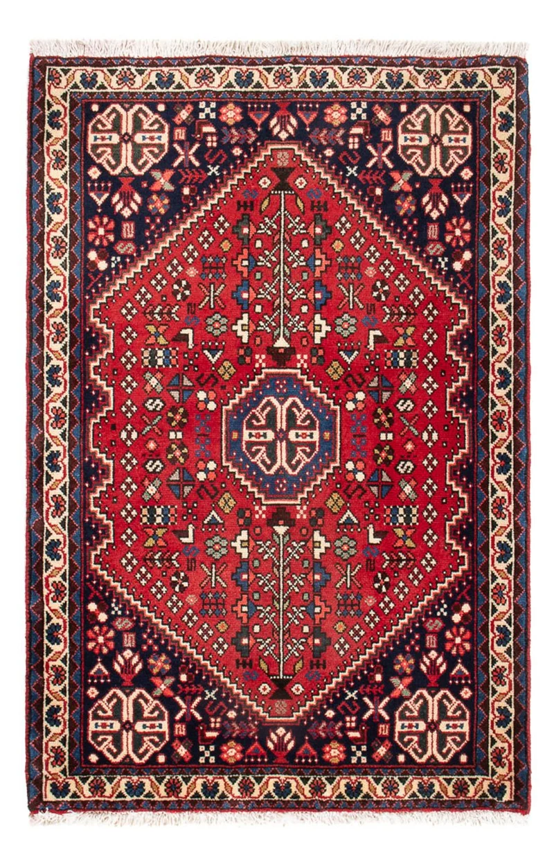 Abadeh Teppich 65x99cm - Perserteppich - rot