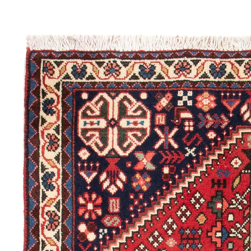 Abadeh Teppich 65x99cm - Perserteppich - rot