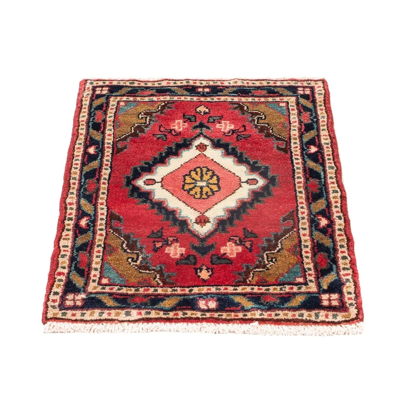 Malayer Teppich 46x66cm - Perserteppich - rot