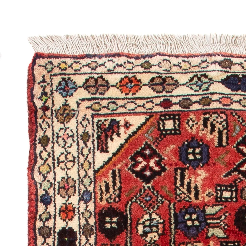 Hamadan Teppich 54x116cm - Perserteppich - terrakotta