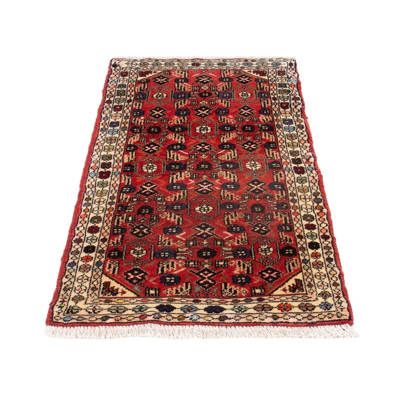 Hamadan Teppich 54x116cm - Perserteppich - terrakotta