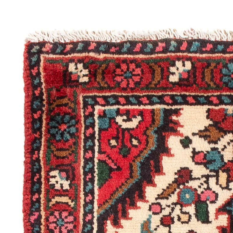 Malayer Teppich 47x62cm - Perserteppich - creme