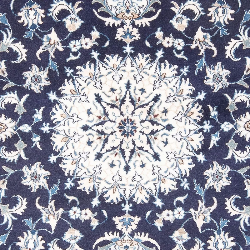 Perserteppich - Nain - 168 x 234 cm - dunkelblau