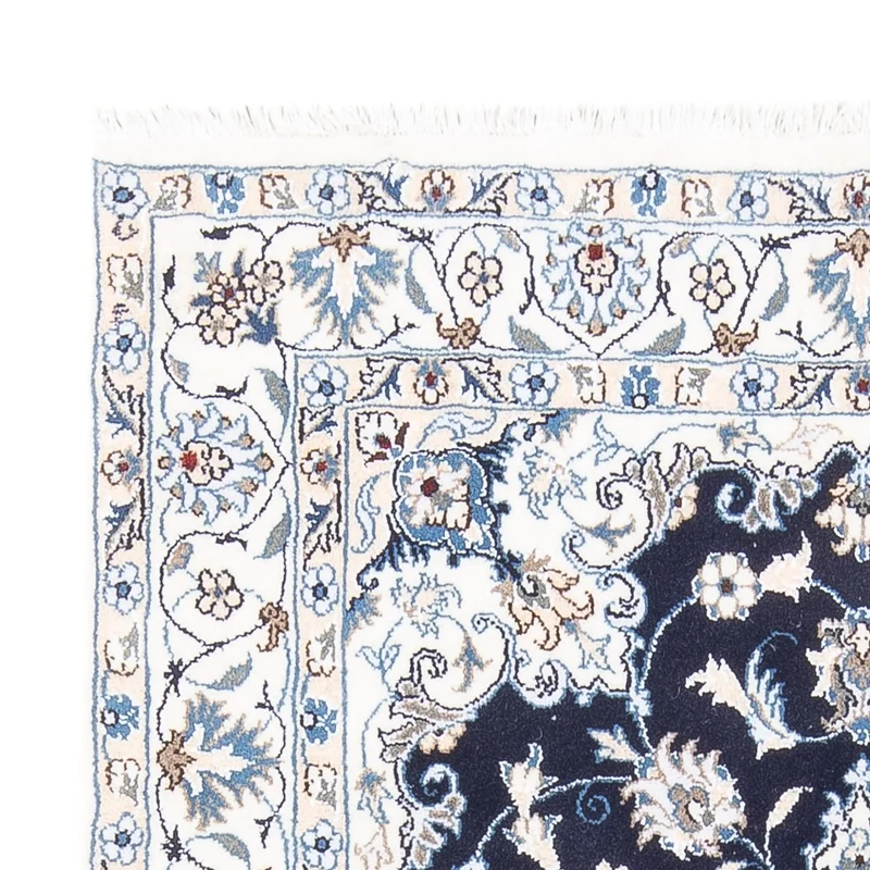 Nain Teppich 120x200cm - Perserteppich - dunkelblau