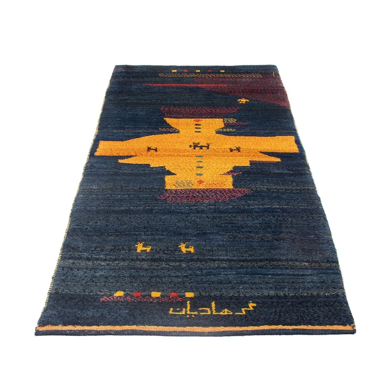 Gabbeh Persisch Teppich 85x230cm - Perserteppich Wollteppich - mehrfarbig