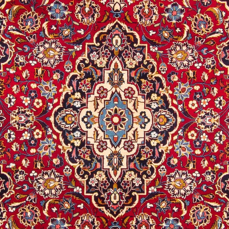 Perserteppich - Keshan - 204 x 305 cm - bordeauxrot