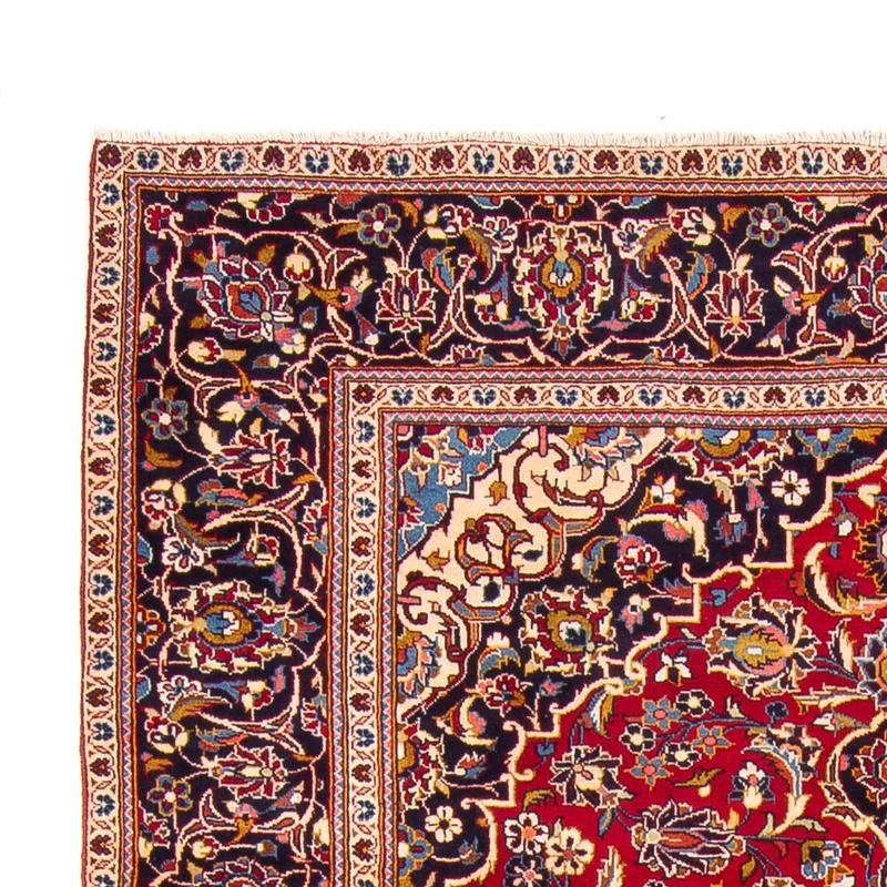 Perserteppich - Keshan - 204 x 305 cm - bordeauxrot