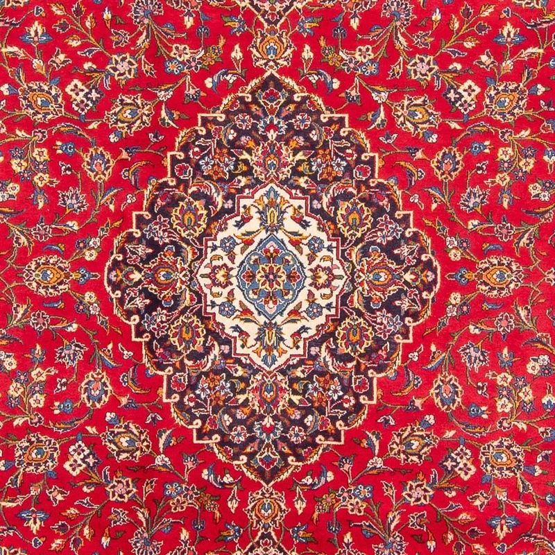 Perserteppich - Keshan quadratisch - 246 x 254 cm - rot