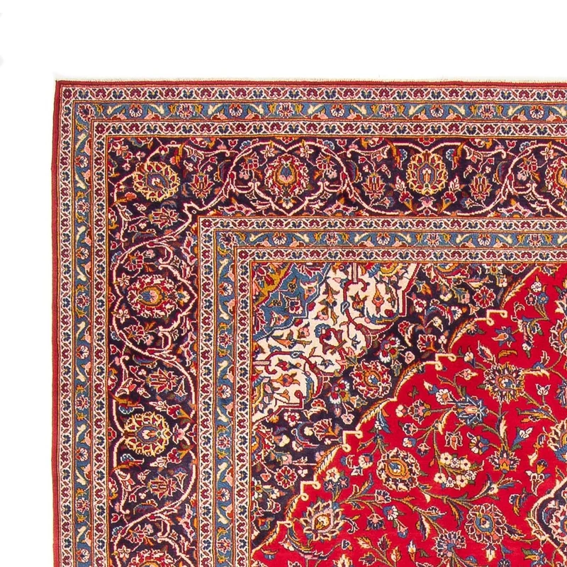 Perserteppich - Keshan quadratisch - 246 x 254 cm - rot