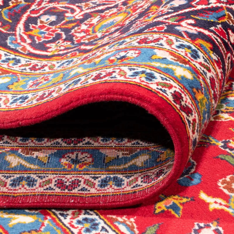 Perserteppich - Keshan quadratisch - 246 x 254 cm - rot