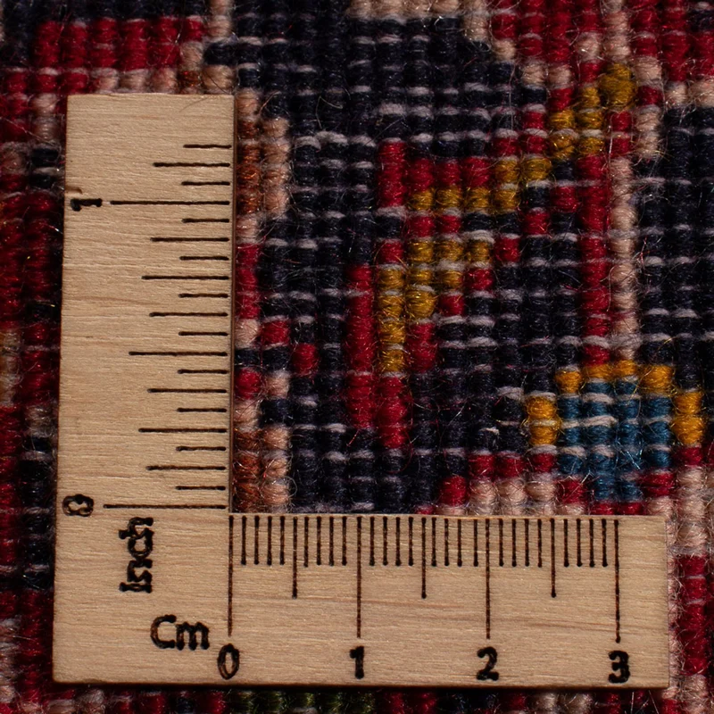 Perserteppich - Keshan quadratisch - 246 x 254 cm - rot
