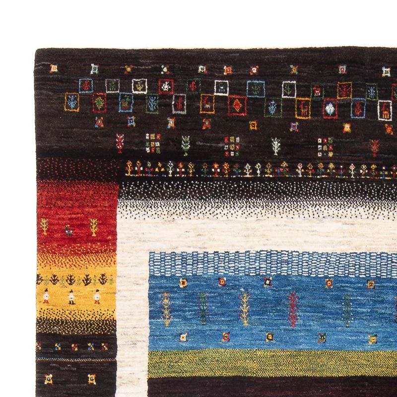 Gabbeh Teppich - Loribaft Perser - 178 x 260 cm - mehrfarbig